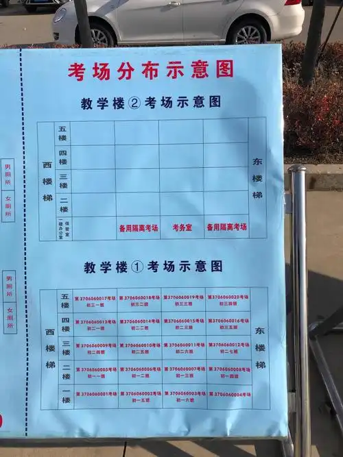 2021年全国研究生考试-烟台考点考场分布图