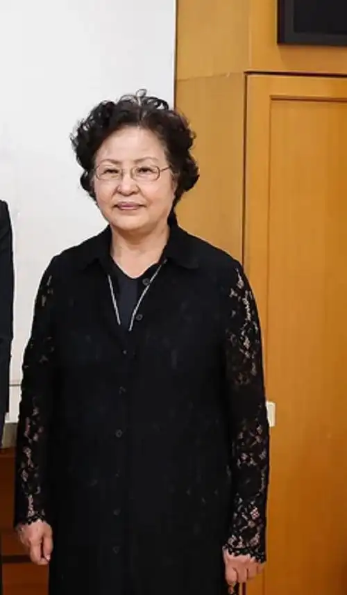 两任韩国第一夫人世纪同框,金建希穿西装像大堂经理,脸僵照样美