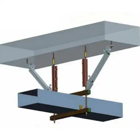 桥架抗震支架,侧向,四向