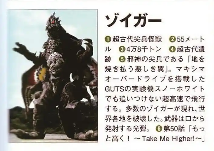 p>超古代先兵怪兽佐加,《迪迦奥特曼》系列中登场的敌役.