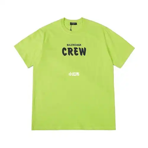潮牌巴黎世家balenciaga春夏男女同款t恤