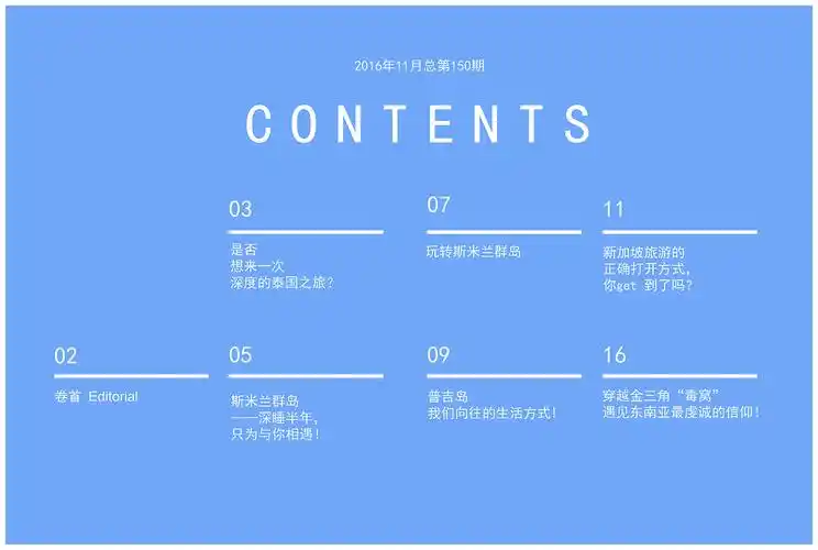 旅行杂志版式设计