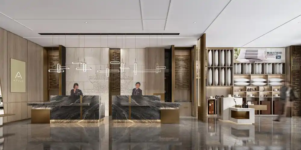 廊坊亚朵酒店前台