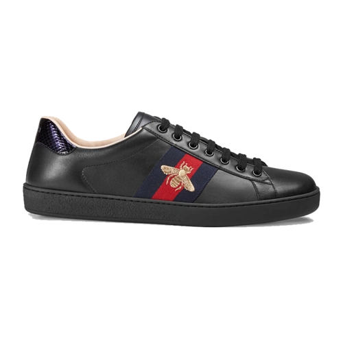 gucci/古驰男鞋 奢侈品男士ace系列刺绣印花休闲小白鞋运动鞋429446