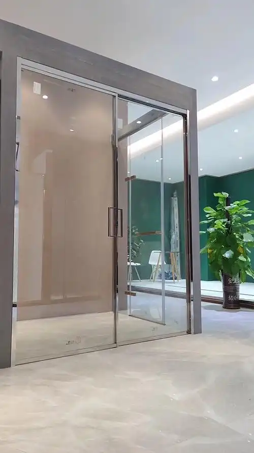 不锈钢双移门厨房门