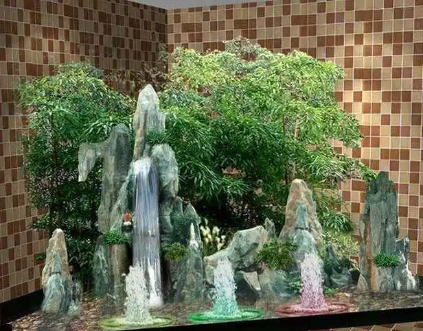 喷泉公司 室内假山喷泉的优点_喷泉公司|喷泉设计|喷泉厂家-北京达利