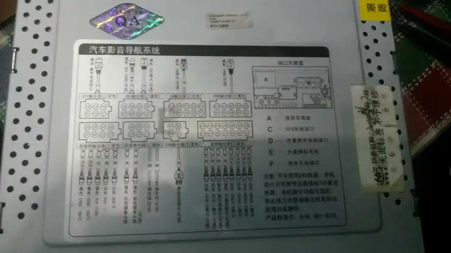 求助大师.新迈腾b7l,4s强制安装的弘丰导航详细接线图