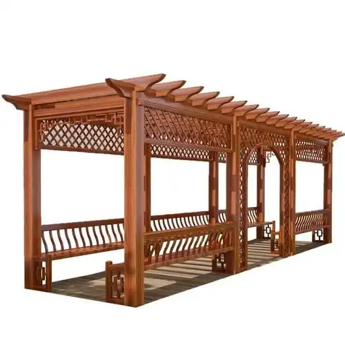 松原防腐木长廊价格报价