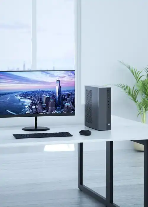 迷你精致办公电脑建模场景渲染