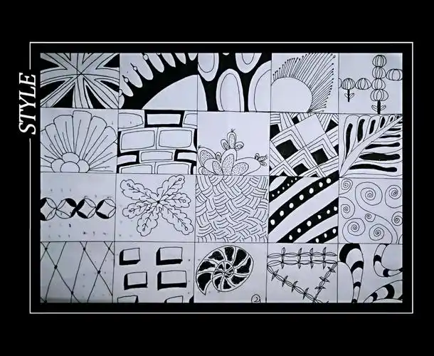 第二天:九宫格图案纹样