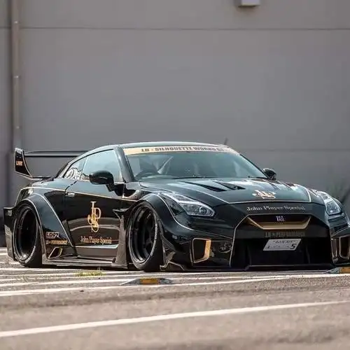 jps涂装的宽体nissangtr战神之姿霸气外露