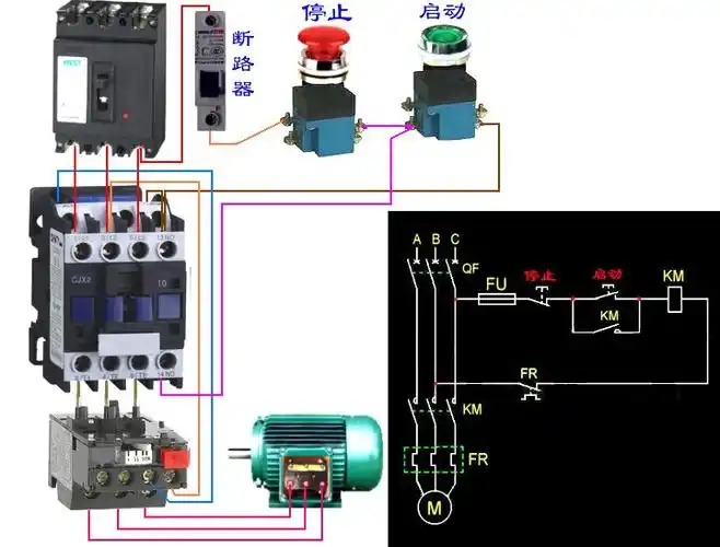 220vcjx2-2510交流接触器怎样接法