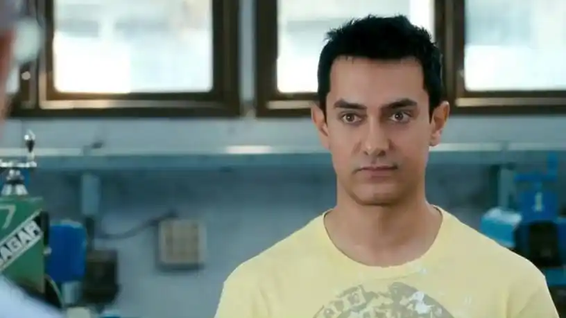 三傻大闹宝莱坞片段阿米尔汗巧嘴斗导师