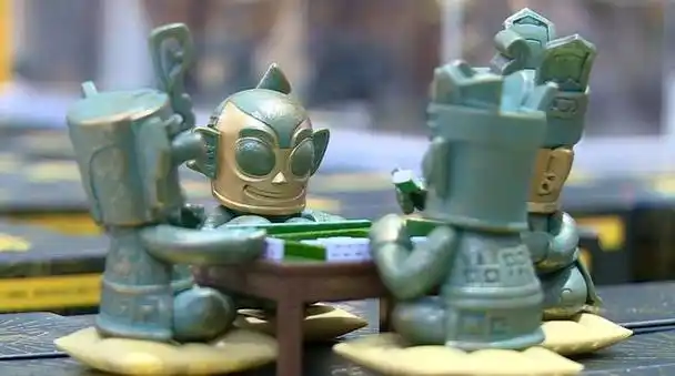 很四川!三星堆青铜小人打麻将 这些特色文创你爱了吗?