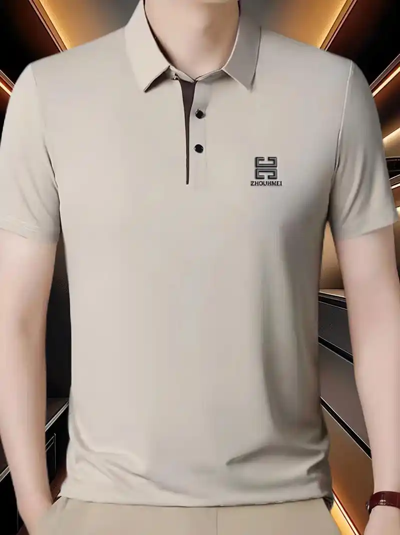 夏季新款男士高端商务休闲时尚百搭短袖polo衫#短袖t恤 #