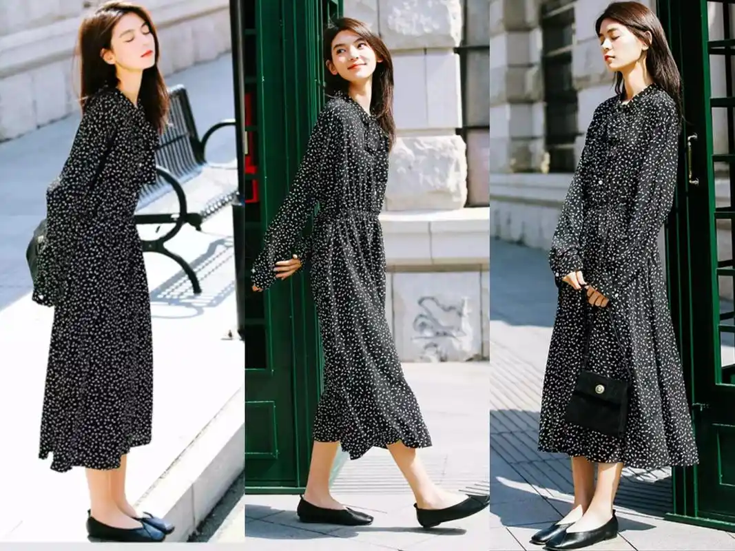 今年最流行的"清新"碎花连衣裙,搭配对的鞋子穿真好看!