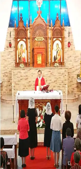 愿我们籍共融之神的降临,领受圣神七恩:敬畏,孝爱,聪敏,刚毅,超见