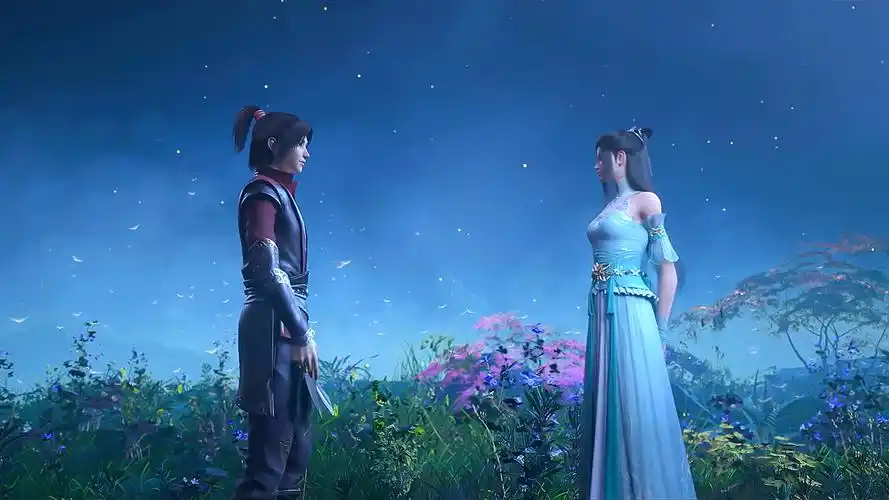 动漫斗破苍穹缘起高清4k壁纸萧薰儿与萧炎