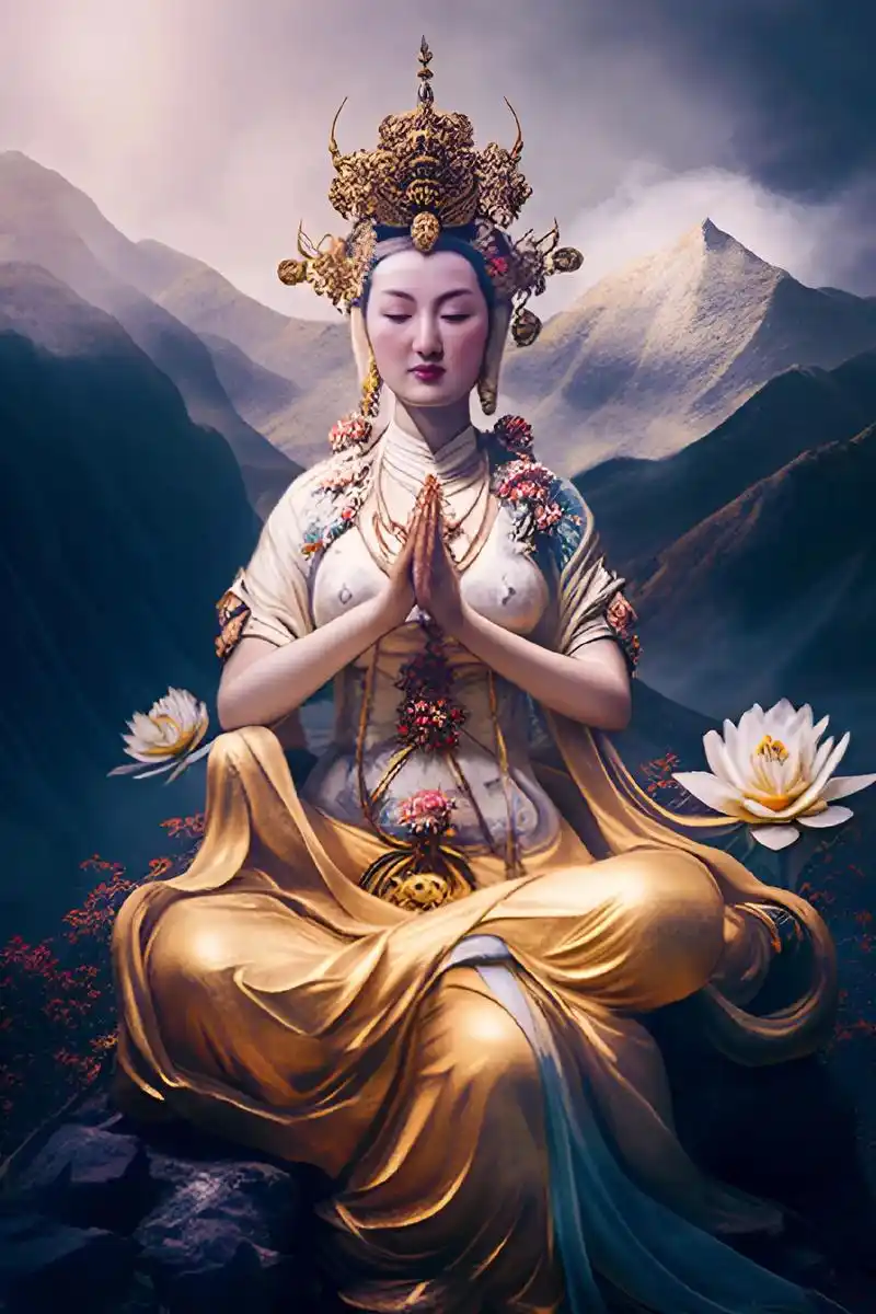 观世音菩萨#心灵有慈悲灵魂有信仰#壁纸 - 抖音