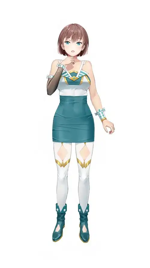 二次元风格女性角色立绘