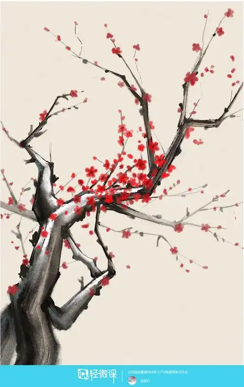 《花类的绘制—花草植物古风提高绘画训练》by 夜溪石