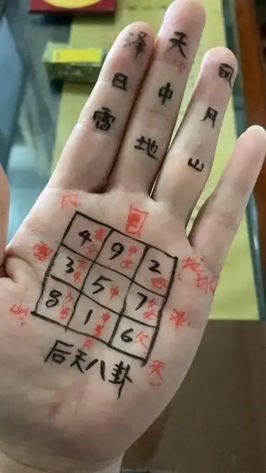 用手掌记忆先后天八卦的办法比如先天的巜地在坎