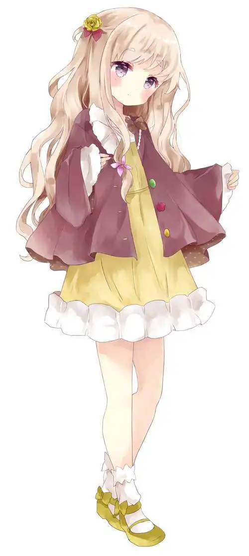 画美丽的动漫女孩侧脸动漫人物女生半身卡通动漫人物女孩少女马克笔