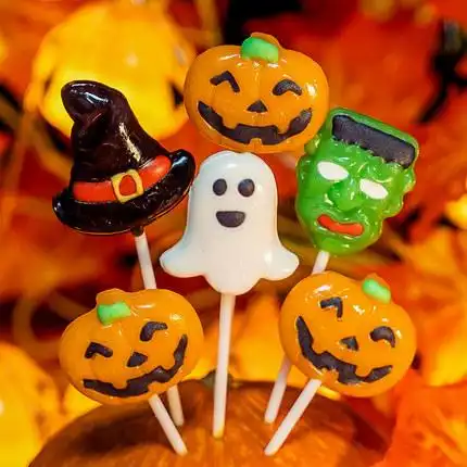 【万圣节】恐怖搞怪礼盒装棒棒糖糖果