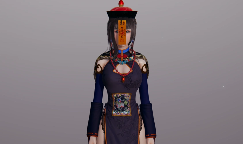 万圣节僵尸小姐姐