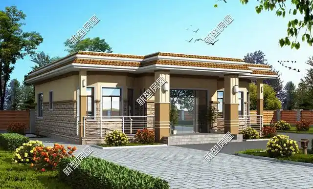 9套颇受农村欢迎的一层平房,最低只要20万,赶紧回乡建一栋