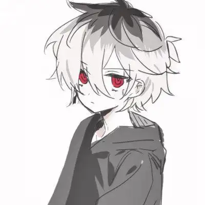 白毛红瞳男动漫头像_男生头像_我要个性网