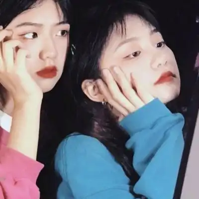 高清闺蜜头像真人拽酷一对两张图片-女生头像 - 壁纸家