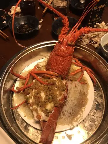 清蒸蒜泥澳洲红龙虾