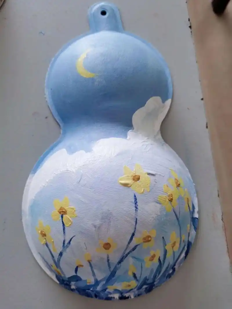 丙烯葫芦画 纸葫芦上绘画的多种可能…    纸葫芦上绘画的多种磕苘