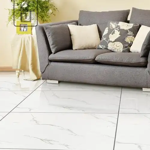 【客厅地砖】爵士白大理石纹金刚石 现代条纹砂岩全抛釉瓷砖800*800