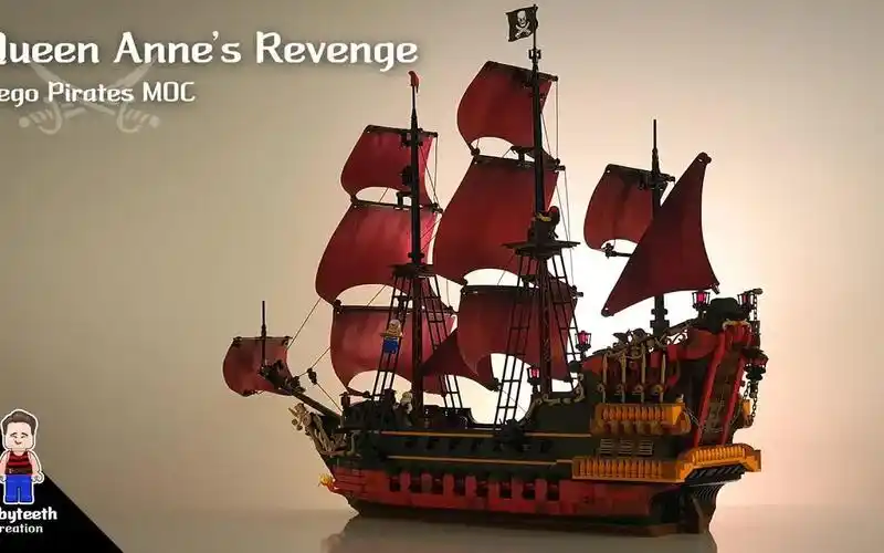 乐高安妮女王复仇号moc