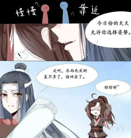 魔道祖师蓝忘机今日份的天天由你选择姿势