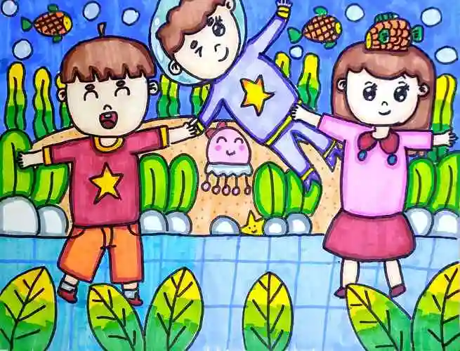 漫画·儿童画三级-儿童画-美术 - 四川艺术考级网—成都美术考级网