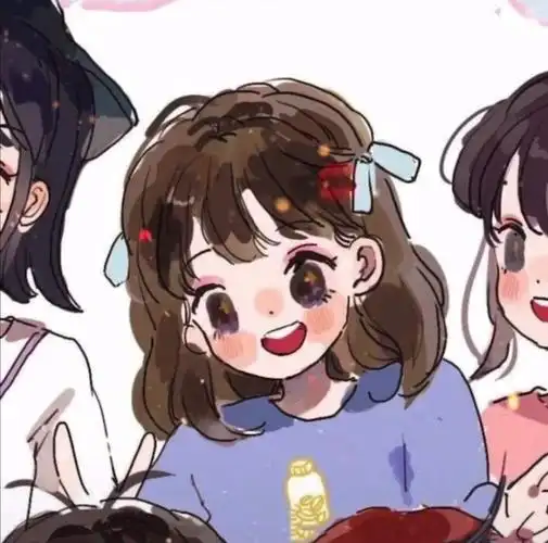 0900闺蜜五人头像动漫0900