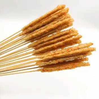 春光岛原味小面筋串面筋小串串网红面筋串烧烤小串铁板小串油炸小吃