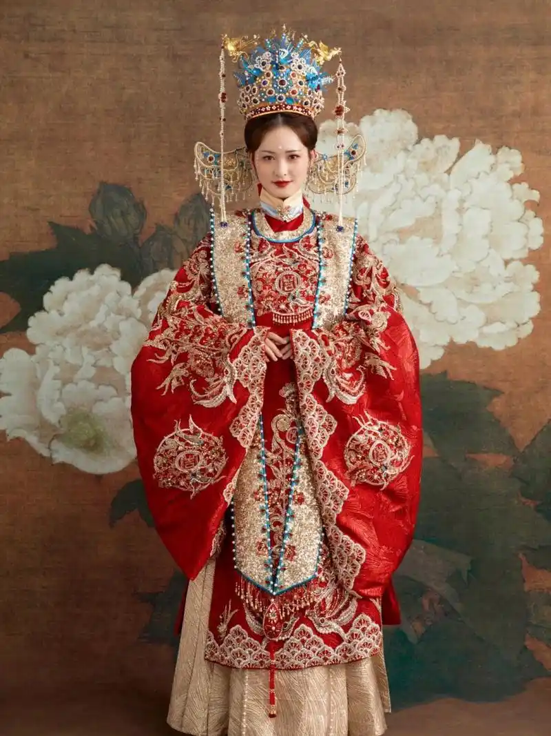 6款绝美汉服花嫁婚服|一眼万年原创汉服婚纱 78汉服婚服作为民俗