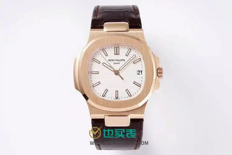 精仿鹦鹉螺5711ppf精仿百达翡丽5711r玫瑰金皮带款鹦鹉螺腕表