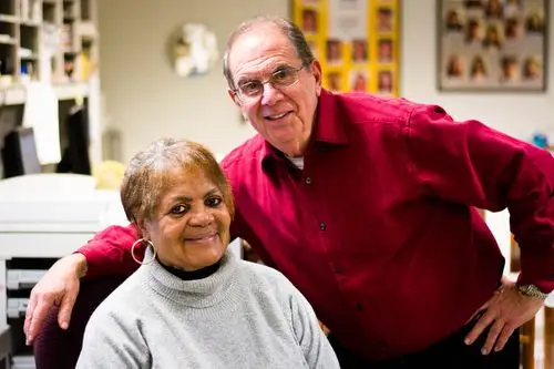 john viola and mary tucker, along with vic cannon (not pictured)