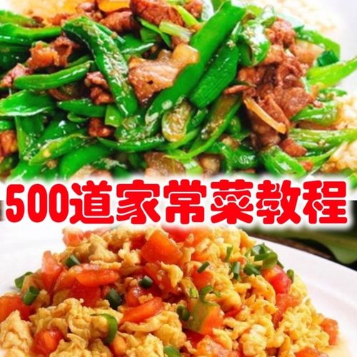 学做饭学炒菜菜谱大全学做菜教学厨师家常菜500道菜做法教程