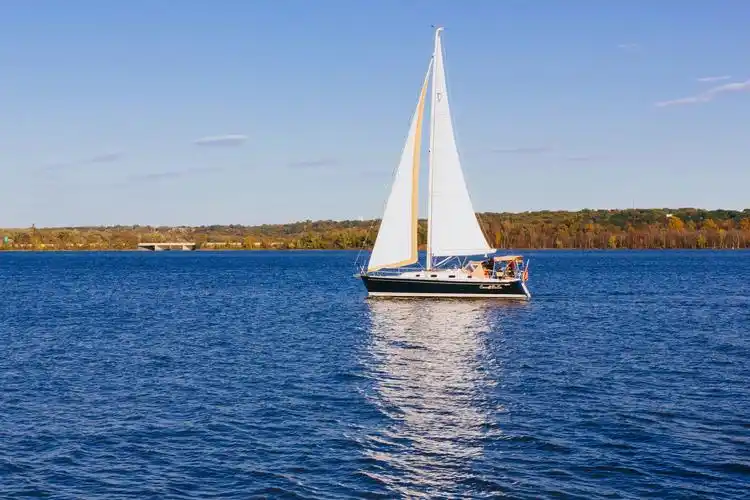 水面上的帆船图片帆船船船舶