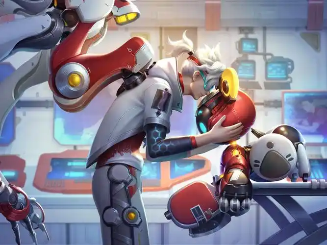 王者荣耀鲁班父子乒乓球主题皮肤海报