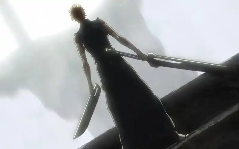 一护拔刀!双刀斩月!再见了斩月大叔,感谢一直的帮助