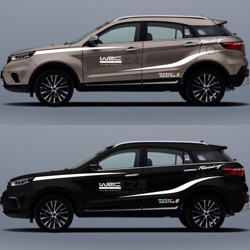 汽车门外装饰改装专用2019款福特领界车身个性汽车装饰贴