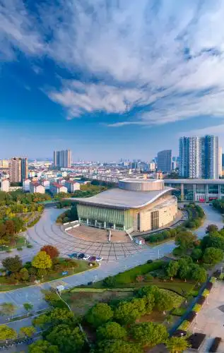 中国江苏省江阴市城市风光