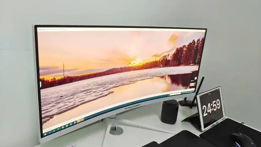 首款曲面带鱼屏泰坦军团a30qr,为何选它_显示器_时候_电源线